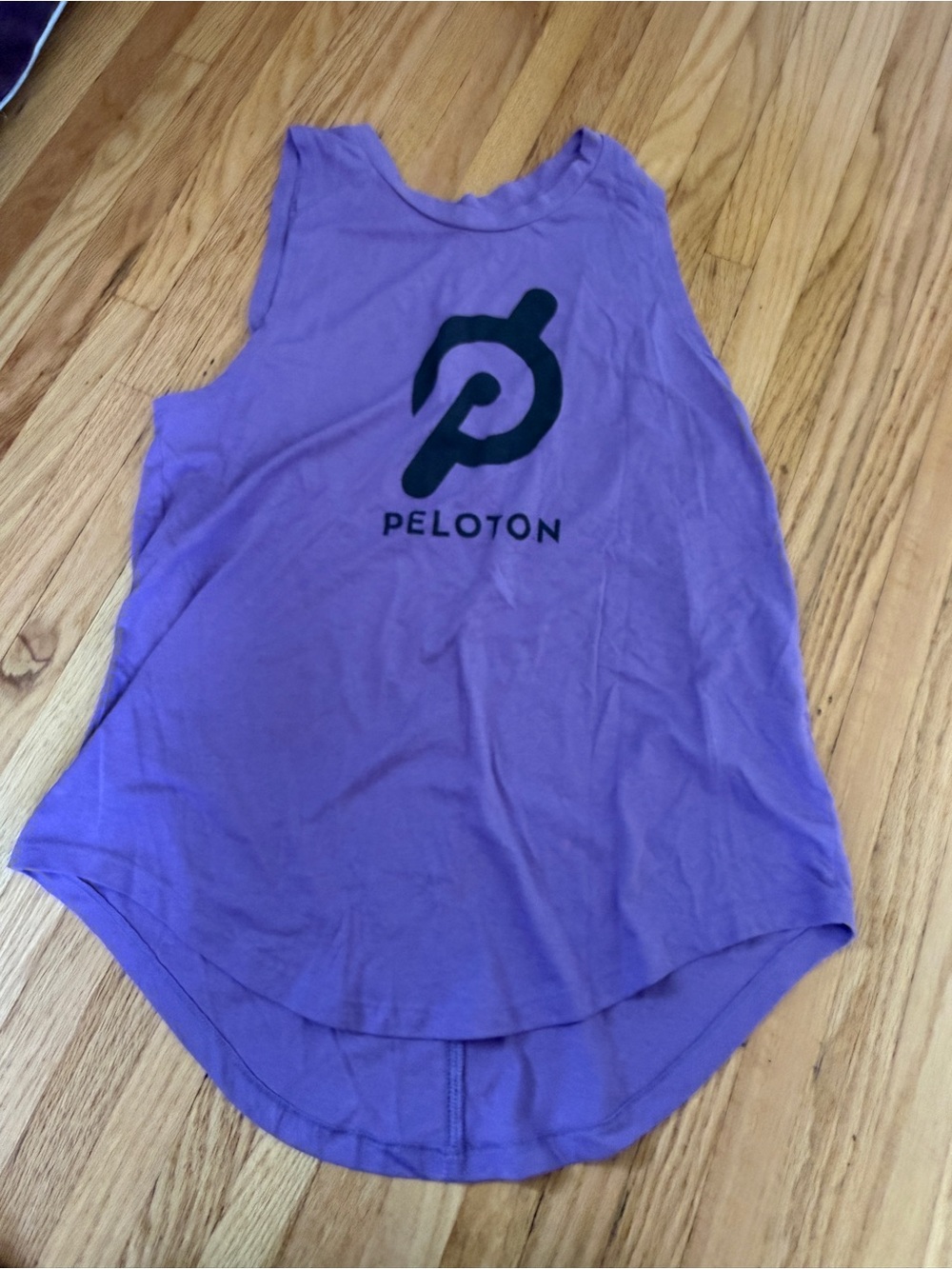 Peloton Lilac Performance Sleeveless Logo Tank